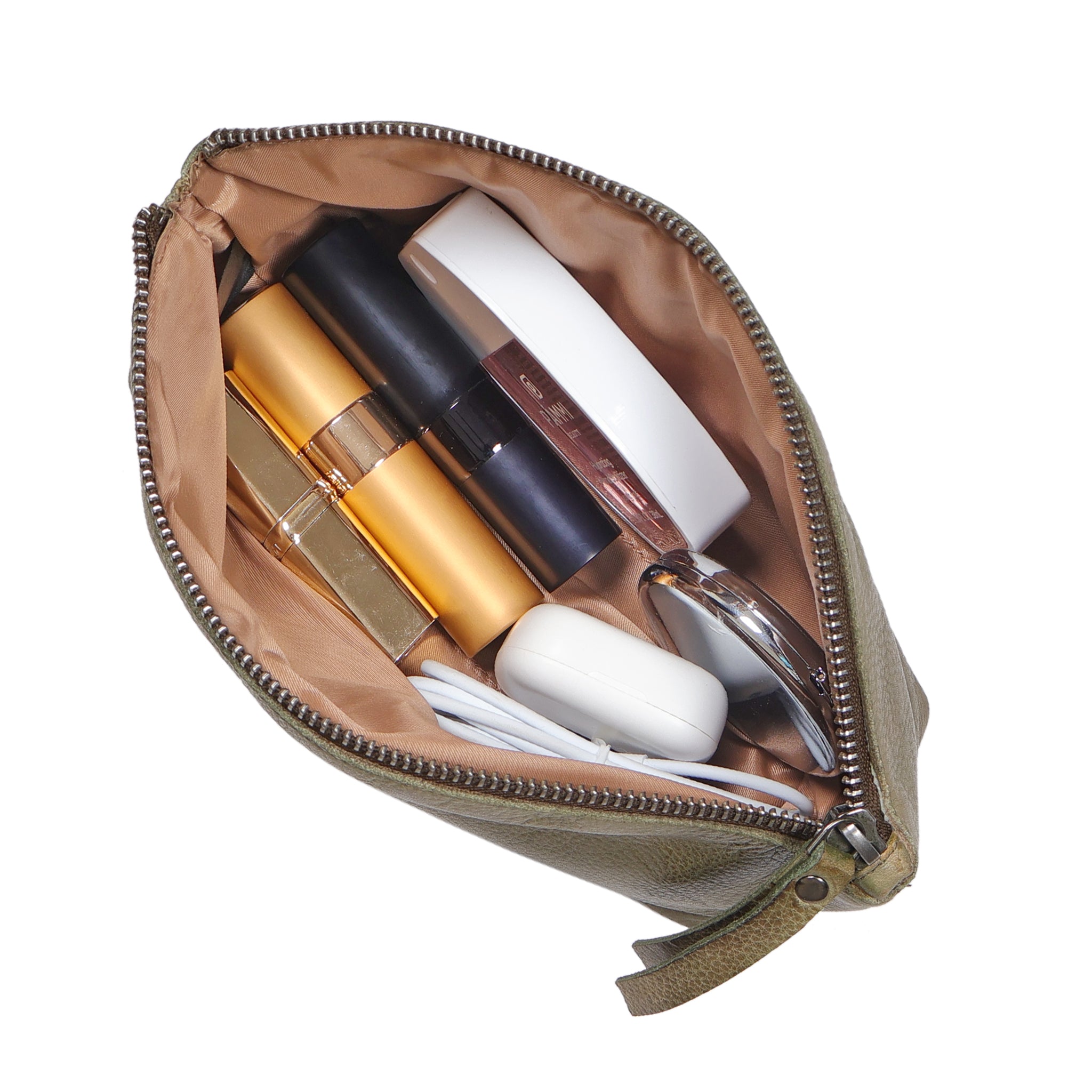 Beck Leather Cosmetic Bag Sm - Image 11